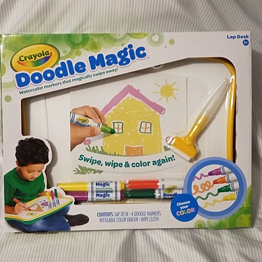 Crayola Doodle Magic Lap Desk-New complete in box